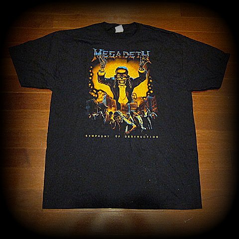 Megadeth- Symphony Of Destruction- Two Sided Printed T-Shirt